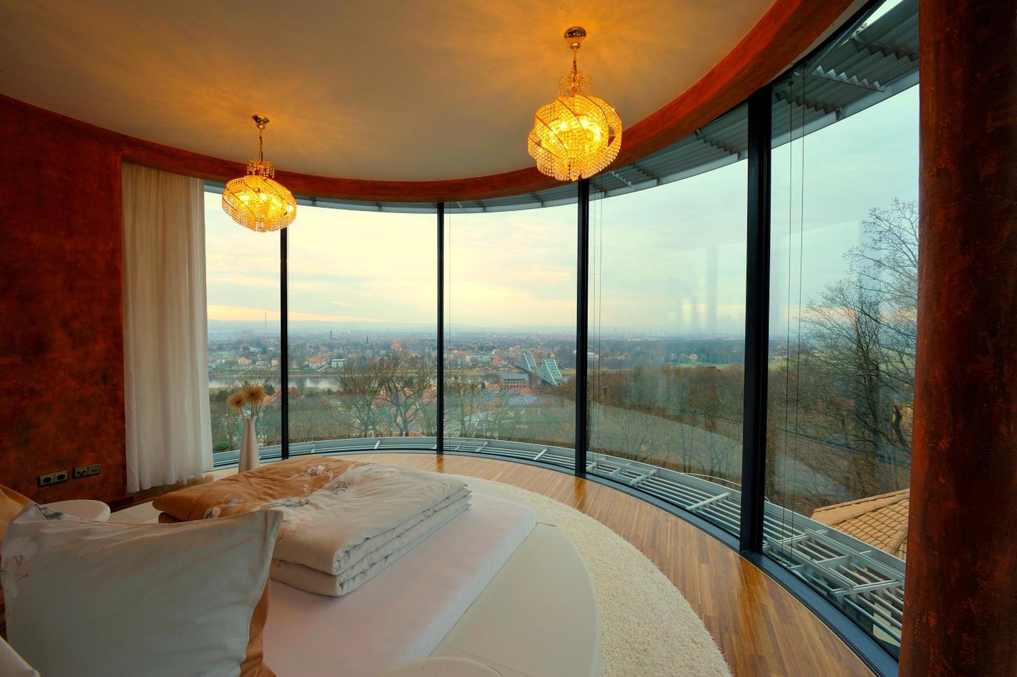 Villa Via Lapis - Panoramablick Ueber Dresden - Garten - Pool - Sauna - Luxus Habitación foto