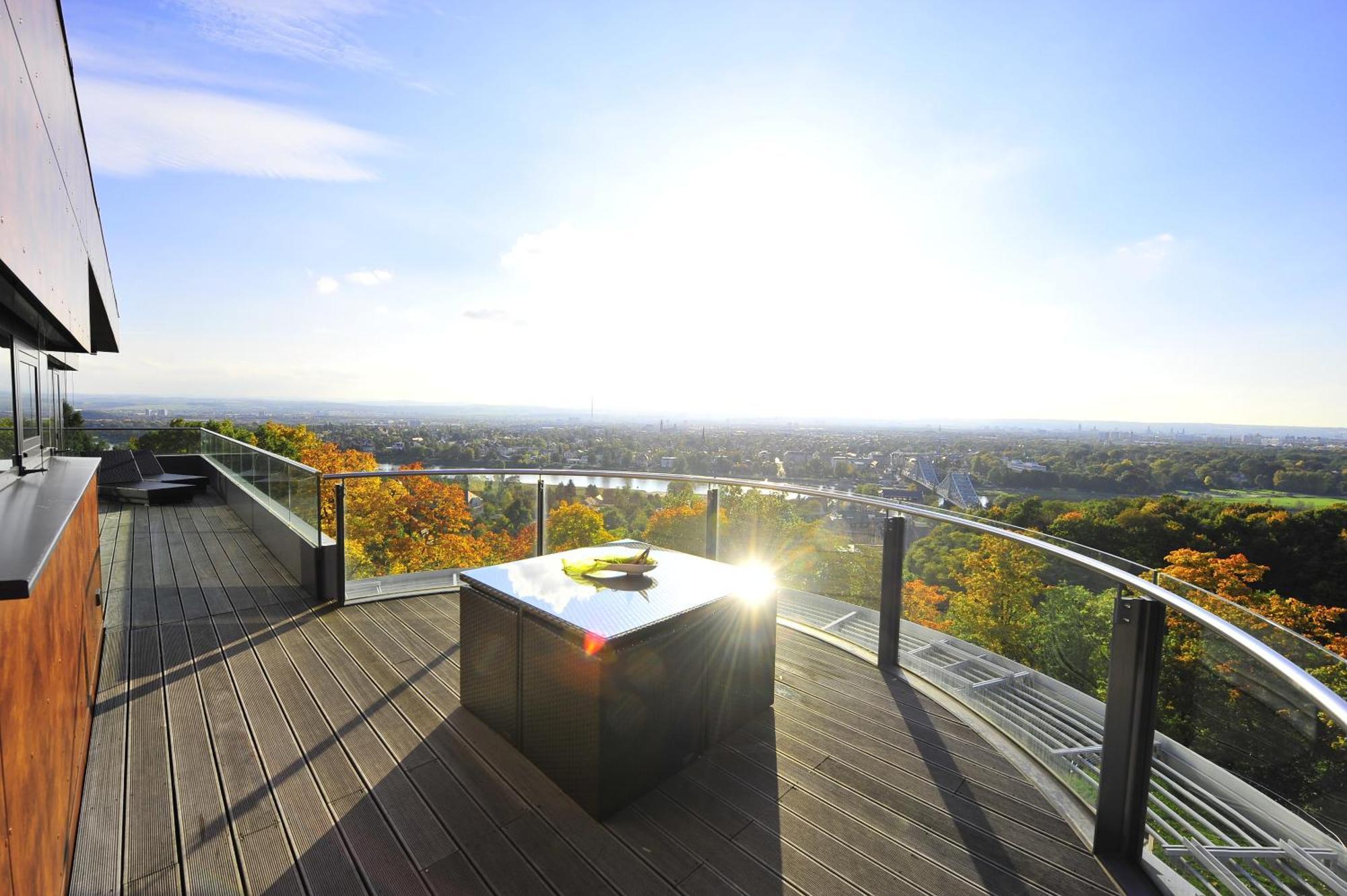 Villa Via Lapis - Panoramablick Ueber Dresden - Garten - Pool - Sauna - Luxus Habitación foto